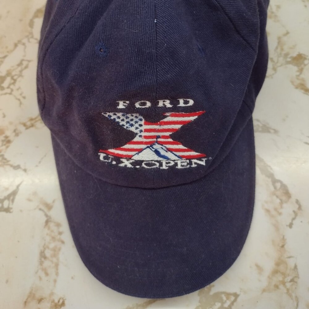 Ford U.X. Open Adjustable Baseball Hat Cap Black By Fersten Worldwide Prestige